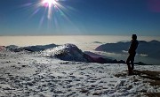 Monte Gugliemo dal sentiero nel Bosco degli Gnomi il 23 dicembre 2014   - FOTOGALLERY